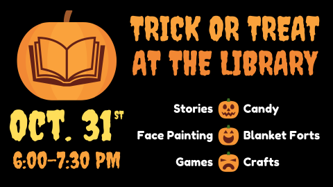 Trick or Treat at the Library