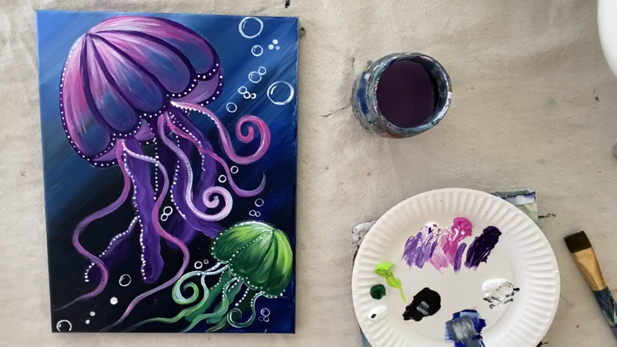 jellyfish painting