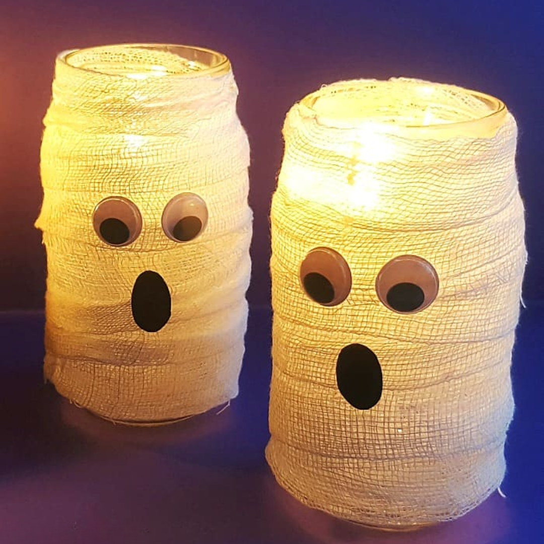 mummy jar lanterns